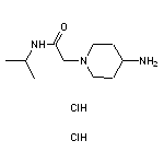 2-(4-aminopiperidin-1-yl)-N-(propan-2-yl)acetamide dihydrochloride