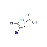 4-Bromo-5-chloropyrrole-2-carboxylic Acid