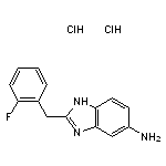 2-[(2-fluorophenyl)methyl]-1H-1,3-benzodiazol-5-amine dihydrochloride