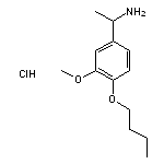 1-(4-butoxy-3-methoxyphenyl)ethan-1-amine hydrochloride