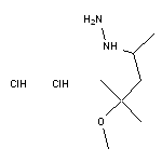 (4-methoxy-4-methylpentan-2-yl)hydrazine dihydrochloride