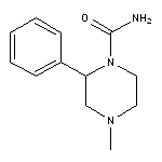 4-methyl-2-phenylpiperazine-1-carboxamide