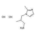 2-methyl-3-(2-methyl-1H-imidazol-1-yl)propan-1-amine dihydrochloride