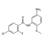 N-(5-amino-2-methoxyphenyl)-4-chloro-2-fluorobenzamide