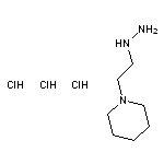 1-(2-hydrazinoethyl)piperidine trihydrochloride