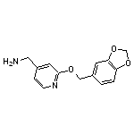 [2-(2H-1,3-benzodioxol-5-ylmethoxy)pyridin-4-yl]methanamine