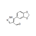 5-(Benzo[d][1,3]dioxol-5-yl)-1H-pyrazole-4-carbaldehyde