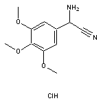 amino(3,4,5-trimethoxyphenyl)acetonitrile hydrochloride