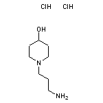 1-(3-aminopropyl)piperidin-4-ol dihydrochloride