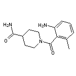 1-(2-amino-6-methylbenzoyl)piperidine-4-carboxamide