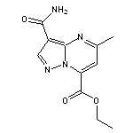 ethyl 3-carbamoyl-5-methylpyrazolo[1,5-a]pyrimidine-7-carboxylate