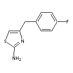 4-(4-fluorobenzyl)-1,3-thiazol-2-amine