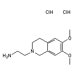 2-(6,7-dimethoxy-1,2,3,4-tetrahydroisoquinolin-2-yl)ethan-1-amine dihydrochloride