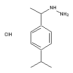 1-{1-[4-(propan-2-yl)phenyl]ethyl}hydrazine hydrochloride