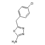 5-[(4-chlorophenyl)methyl]-1,3,4-oxadiazol-2-amine