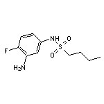 N-(3-amino-4-fluorophenyl)butane-1-sulfonamide