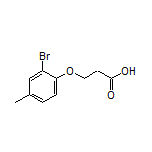 3-(2-bromo-4-methylphenoxy)propanoic acid