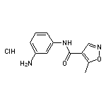 N-(3-aminophenyl)-5-methyl-1,2-oxazole-4-carboxamide hydrochloride