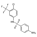 4-amino-N-[4-chloro-3-(trifluoromethyl)phenyl]benzene-1-sulfonamide