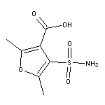 4-(aminosulfonyl)-2,5-dimethyl-3-furoic acid