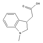 2-(1-methyl-2,3-dihydro-1H-indol-3-yl)acetic acid