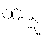 5-(2,3-dihydro-1H-inden-5-yl)-1,3,4-oxadiazol-2-amine