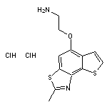 2-[(2-methylthieno[2,3-e][1,3]benzothiazol-5-yl)oxy]ethanamine dihydrochloride