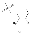 2-amino-N,N-dimethyl-4-(methylsulfonyl)butanamide hydrobromide