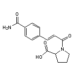 1-[(2E)-3-(4-carbamoylphenyl)prop-2-enoyl]pyrrolidine-2-carboxylic acid