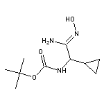 tert-butyl N-[cyclopropyl(N’-hydroxycarbamimidoyl)methyl]carbamate