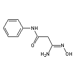 2-(N’-hydroxycarbamimidoyl)-N-phenylacetamide