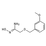 N’-hydroxy-2-[(3-methoxyphenyl)methoxy]ethanimidamide