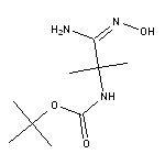 tert-butyl N-[1-(N’-hydroxycarbamimidoyl)-1-methylethyl]carbamate