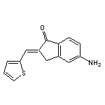 (2E)-5-amino-2-(thiophen-2-ylmethylidene)-2,3-dihydro-1H-inden-1-one