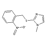 1-methyl-2-{[(2-nitrophenyl)methyl]sulfanyl}-1H-imidazole