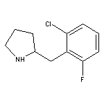 2-[(2-chloro-6-fluorophenyl)methyl]pyrrolidine