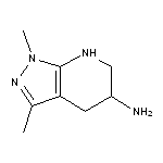 1,3-dimethyl-1H,4H,5H,6H,7H-pyrazolo[3,4-b]pyridin-5-amine