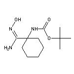 tert-butyl N-[1-(N’-hydroxycarbamimidoyl)cyclohexyl]carbamate