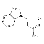 (1E)-3-(1H-benzimidazol-1-yl)-N’-hydroxypropanimidamide