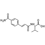 2-[3-(4-carbamoylphenyl)prop-2-enamido]-3-methylbutanoic acid