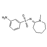 3-amino-N-[(2E)-1-methylazepan-2-ylidene]benzene-1-sulfonamide