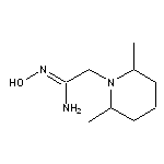 2-(2,6-dimethylpiperidin-1-yl)-N’-hydroxyethanimidamide