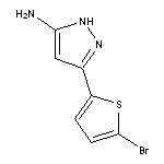 3-(5-bromothiophen-2-yl)-1H-pyrazol-5-amine