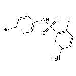 5-amino-N-(4-bromophenyl)-2-fluorobenzenesulfonamide