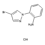 2-(4-bromo-1H-pyrazol-1-yl)aniline hydrochloride