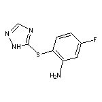 5-fluoro-2-(1H-1,2,4-triazol-5-ylthio)aniline