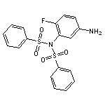 N-(5-amino-2-fluorophenyl)-N-(phenylsulfonyl)benzenesulfonamide