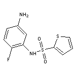 N-(5-amino-2-fluorophenyl)thiophene-2-sulfonamide