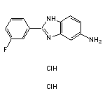 2-(3-fluorophenyl)-1H-1,3-benzodiazol-5-amine dihydrochloride