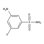 3-amino-5-fluorobenzene-1-sulfonamide